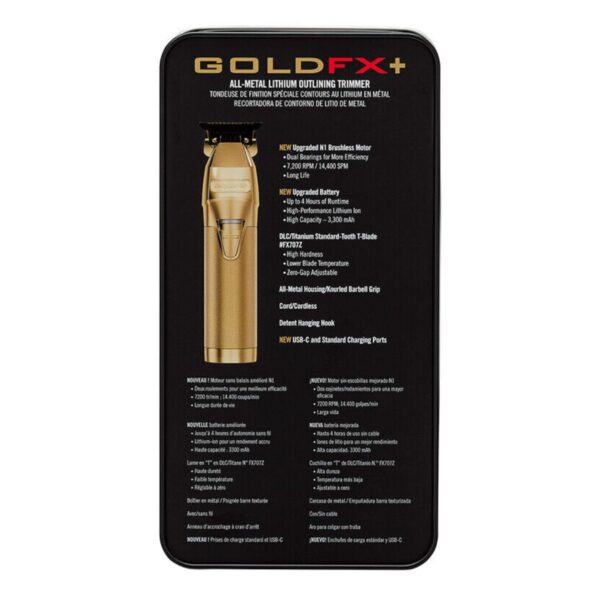 Recortadora Patillera Babylisspro Gold Fx787ng 3.jpg BABYLISS FOR MEN