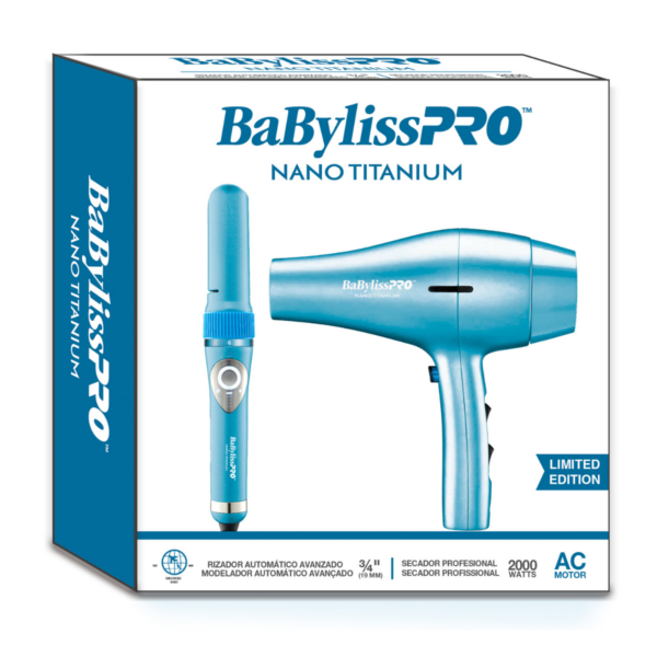 Combo BaBylissPRO Secadora 2000W + Rizador Miracurl Pro ¾” BNTPP73SR Bntpp73sr.1