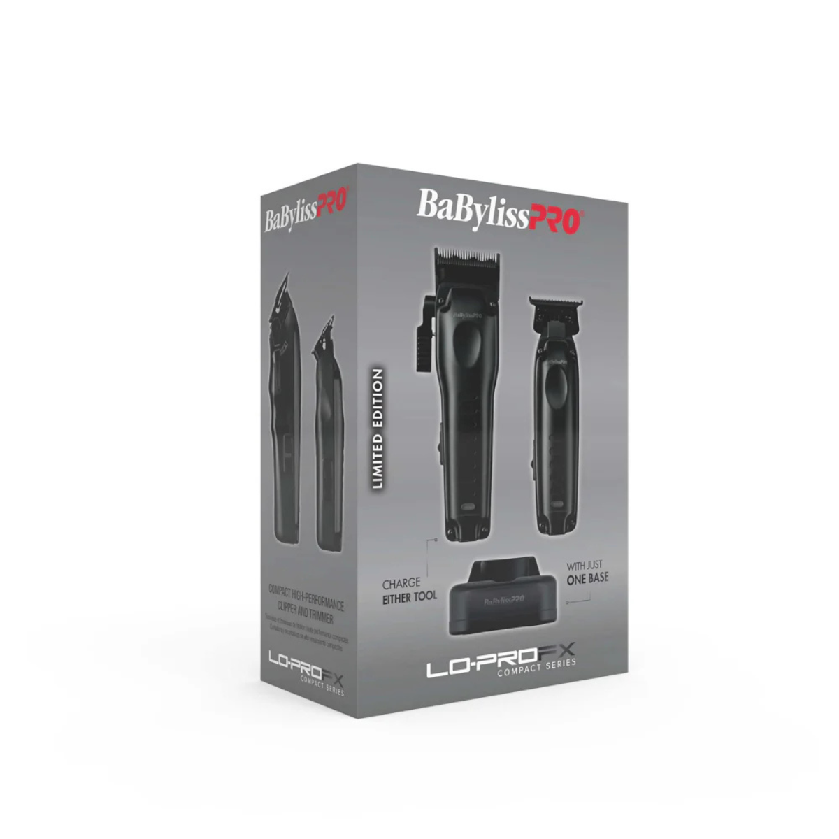Juego de Cortadora y Recortadora BaBylissPRO LO-PROFX Tamaño Compacto FX8272PKMB Fx8272pkmb.4