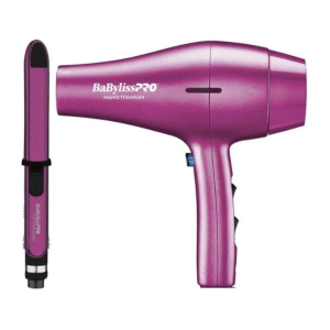 Combo BaBylissPRO Edición Limitada Hot Pink: Plancha Iónica Optima 3000 1¼" + Secador Profesional 2000W BNTHPPP48SR Bnthppp48sr.1